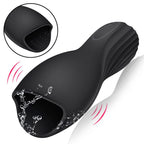 Big mouth penis trainer male ghost head masturbation vibrating massager airplane cup adult sex toys