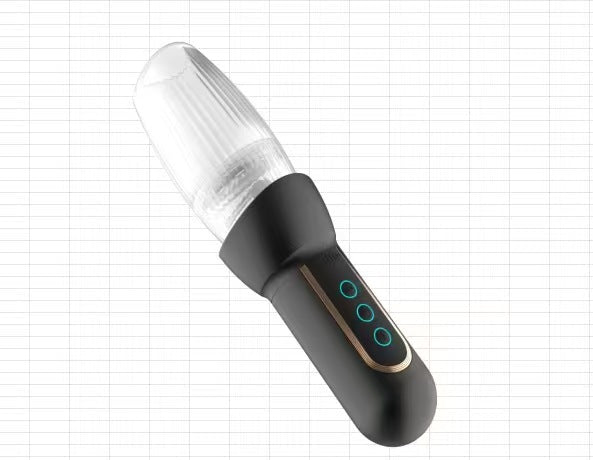 Popular Bellucci rotating transparent crystal vibrating aircraft cup men's masturbator adult sex toys