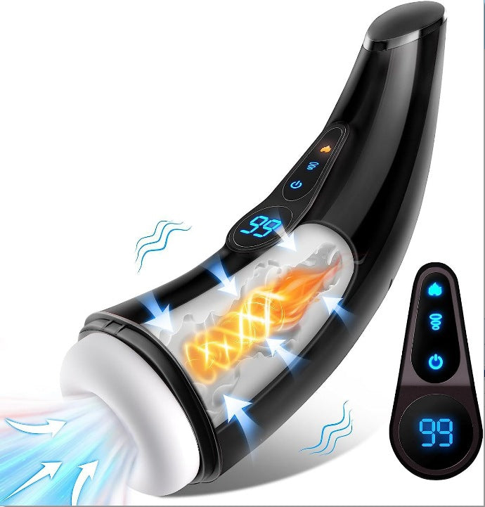 Mengma Pro Plane Cup Men's Multi-frequency Strong Shock Variable Speed Sucking Masturbator Adult Sex Products