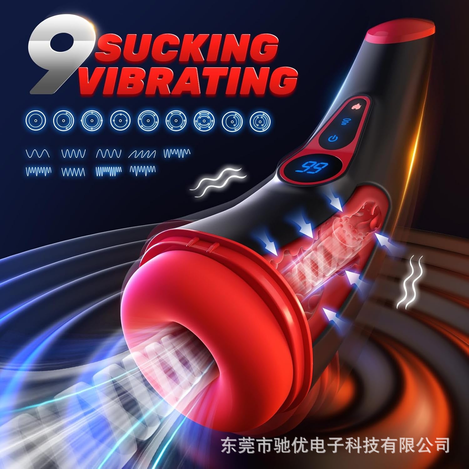 Hot-selling 007pro sucking airplane cup male sucking vibration heating masturbator adult sex products