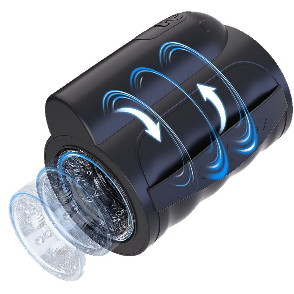 Submarine Aircraft Cup Trainer Fully Automatic Retractable Rotary Vibration Male Masturbator Adult Sex Products