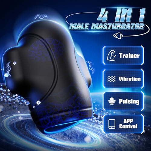 APP Electric Plane Cup Men's Silicone Training Glans Vibration Massager Adult Products Sex Toys