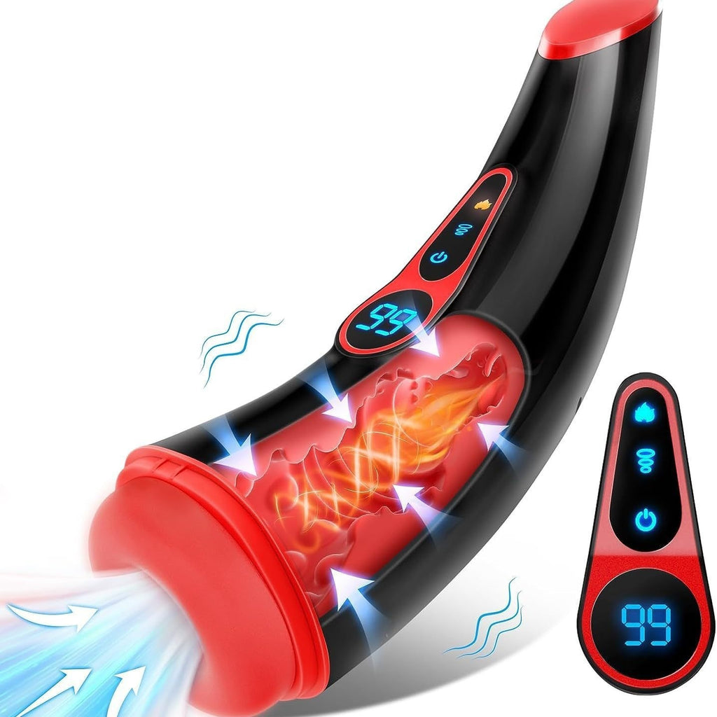 Mengma Pro Plane Cup Men's Multi-frequency Strong Shock Variable Speed Sucking Masturbator Adult Sex Products