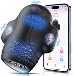 APP Electric Plane Cup Men's Silicone Training Glans Vibration Massager Adult Products Sex Toys