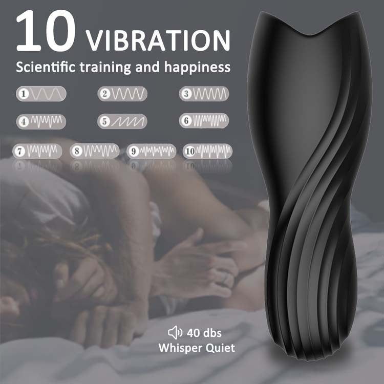 Big mouth penis trainer male ghost head masturbation vibrating massager airplane cup adult sex toys
