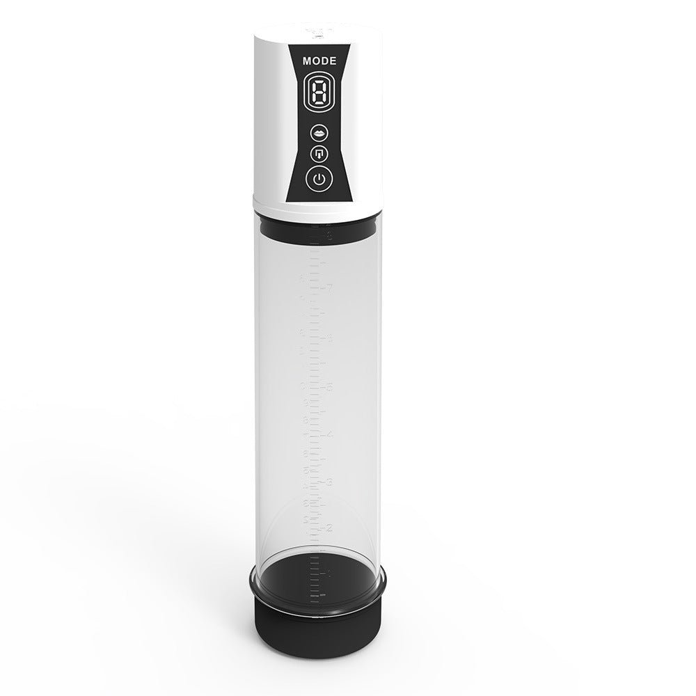 Electric Negative Pressure Vacuum Pump Male Penis Trainer Sucking Stretch Plane Cup Male Masturbation Penis Pump